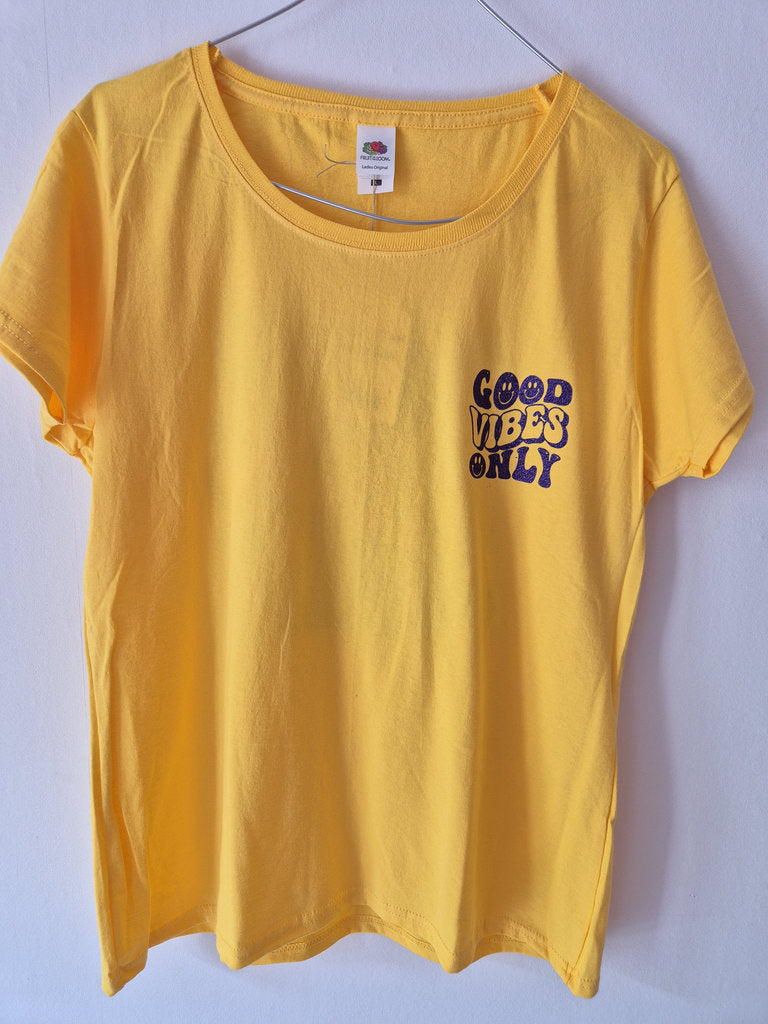 T-shirt Good vibes only