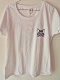 T-shirt Good vibes pailleté