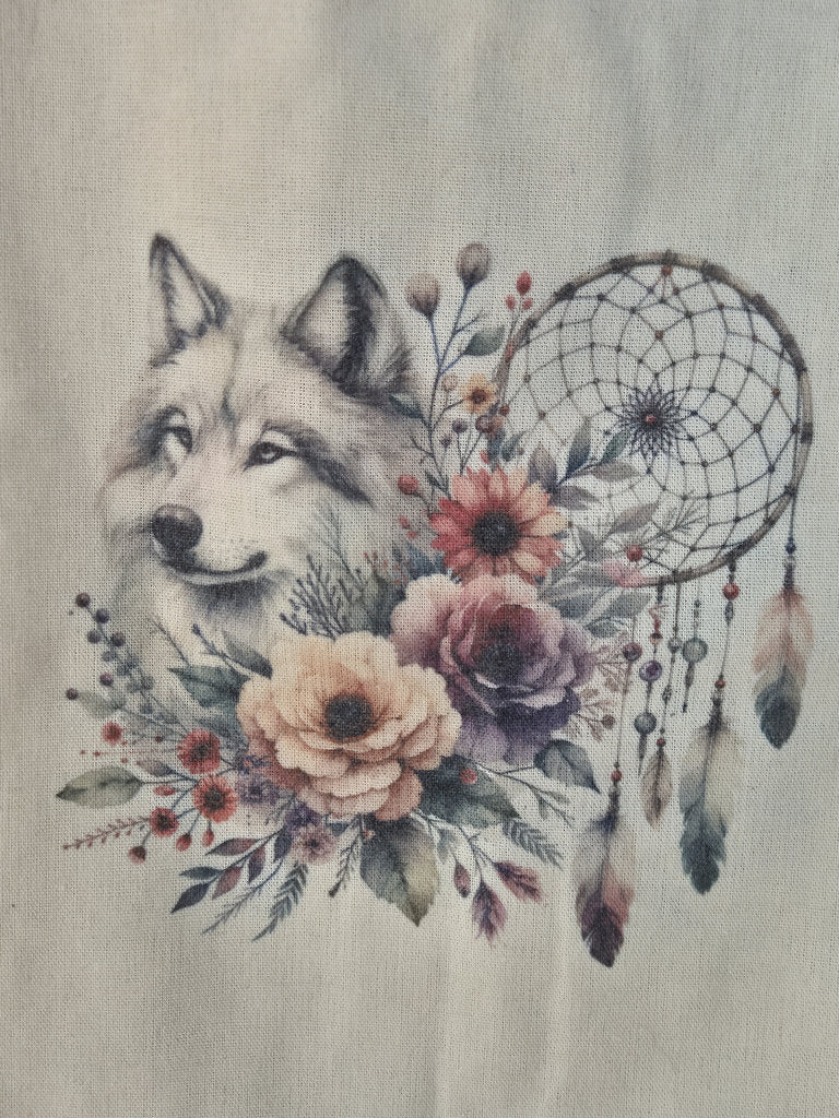 Tote Bag Loup Attrape-Rêves