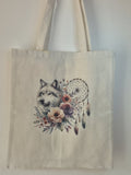 Tote Bag Loup Attrape-Rêves