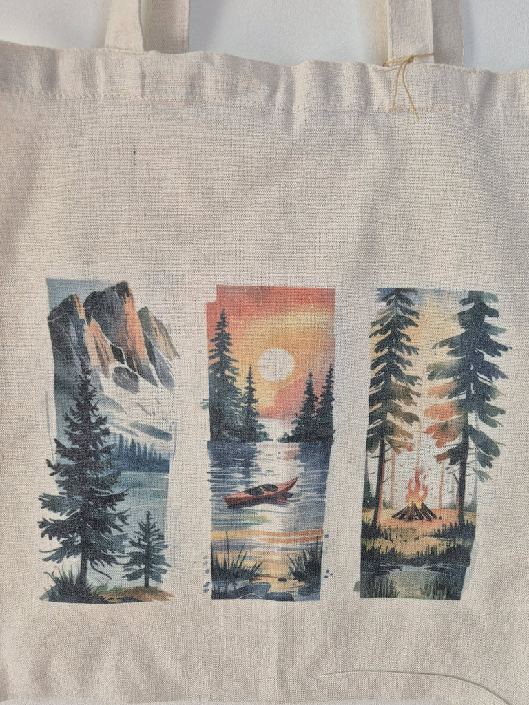 Tote bag Canoë