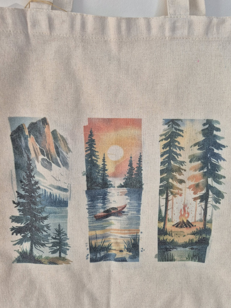 Tote bag Canoë