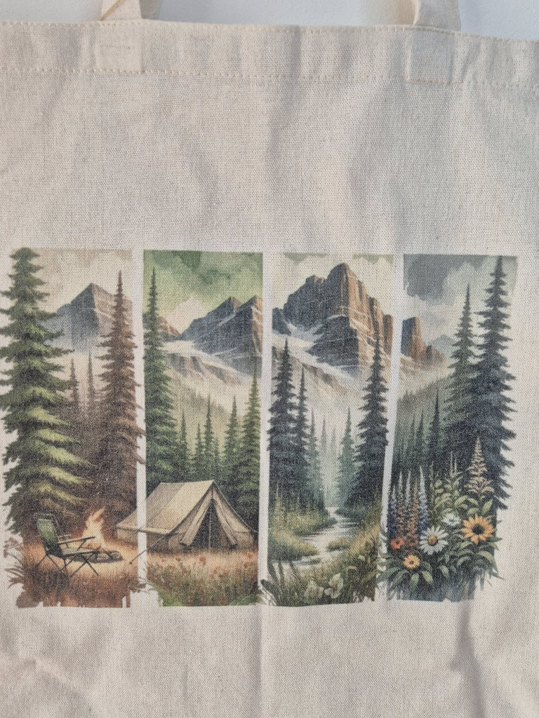 Tote bag Camping