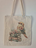 Tote bag Oiseau / Livre