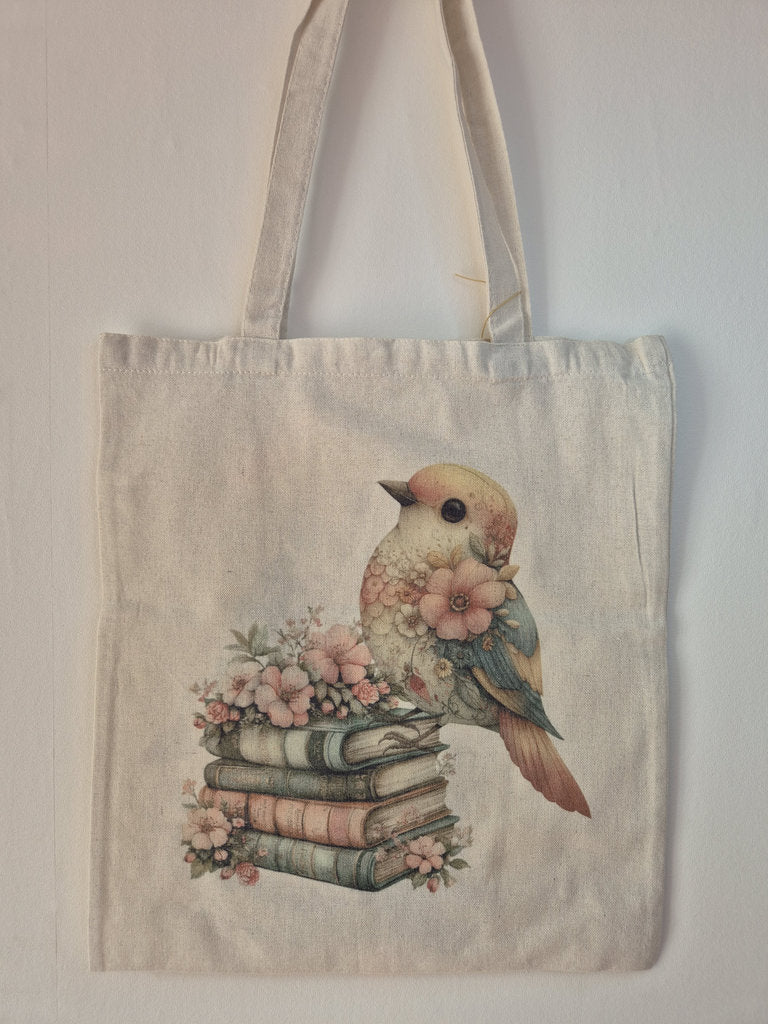 Tote bag Oiseau / Livre