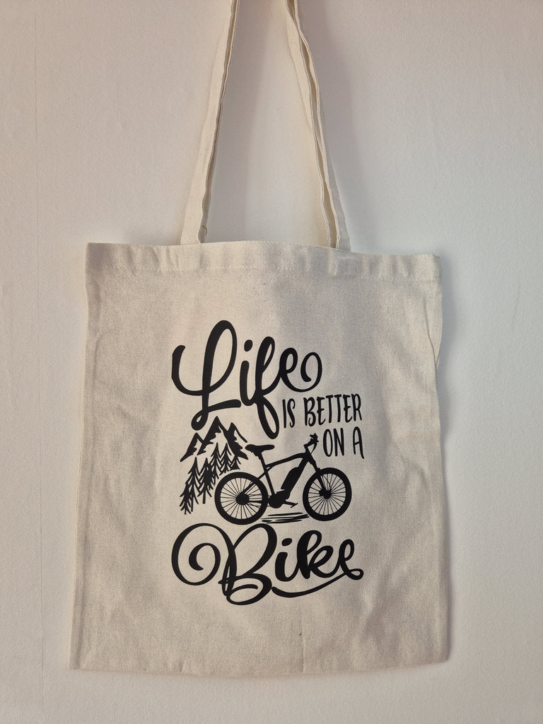 Tote bag La vie en vélo