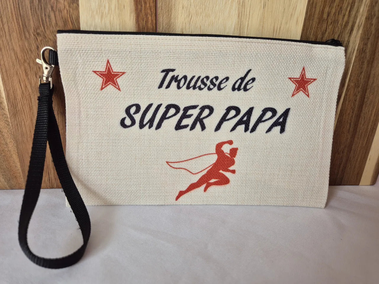 Grande pochette zippée