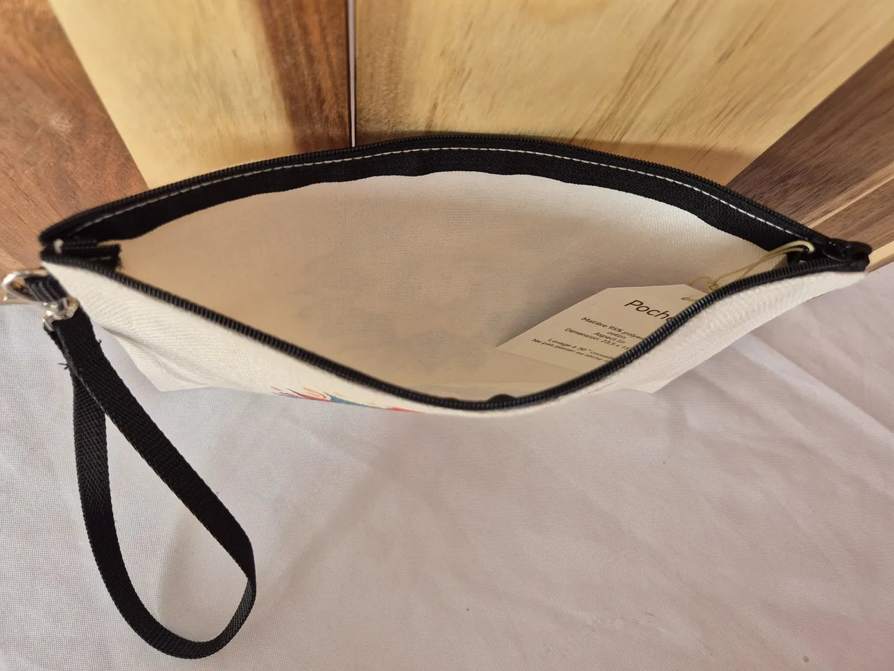 Grande pochette zippée