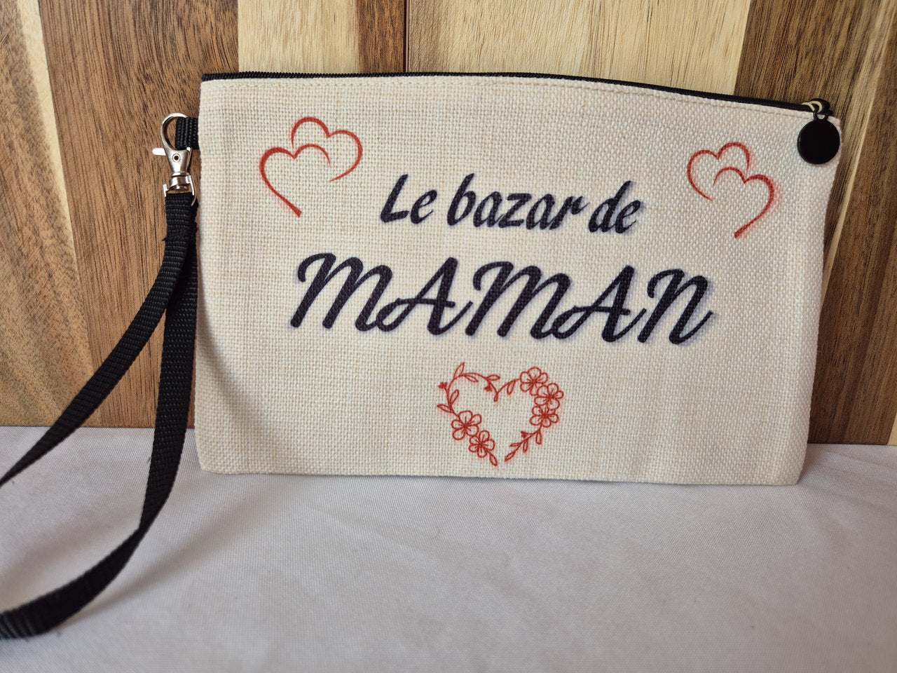 Grande pochette zippée