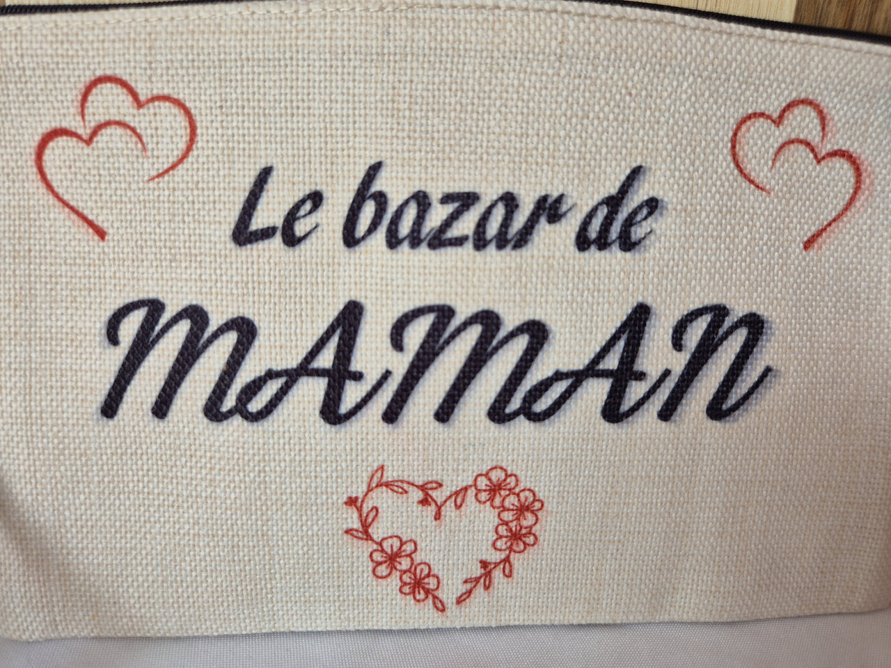 Grande pochette zippée
