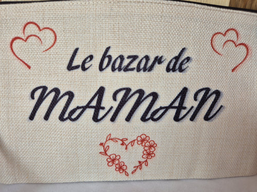 Grande pochette zippée