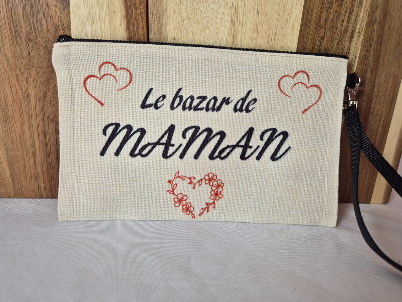 Grande pochette zippée