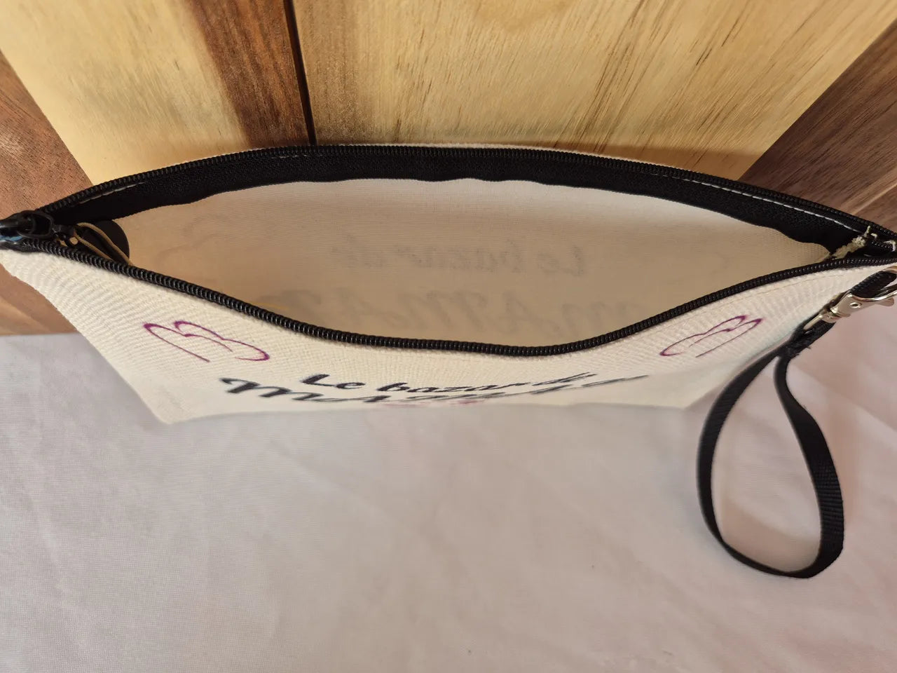 Grande pochette zippée