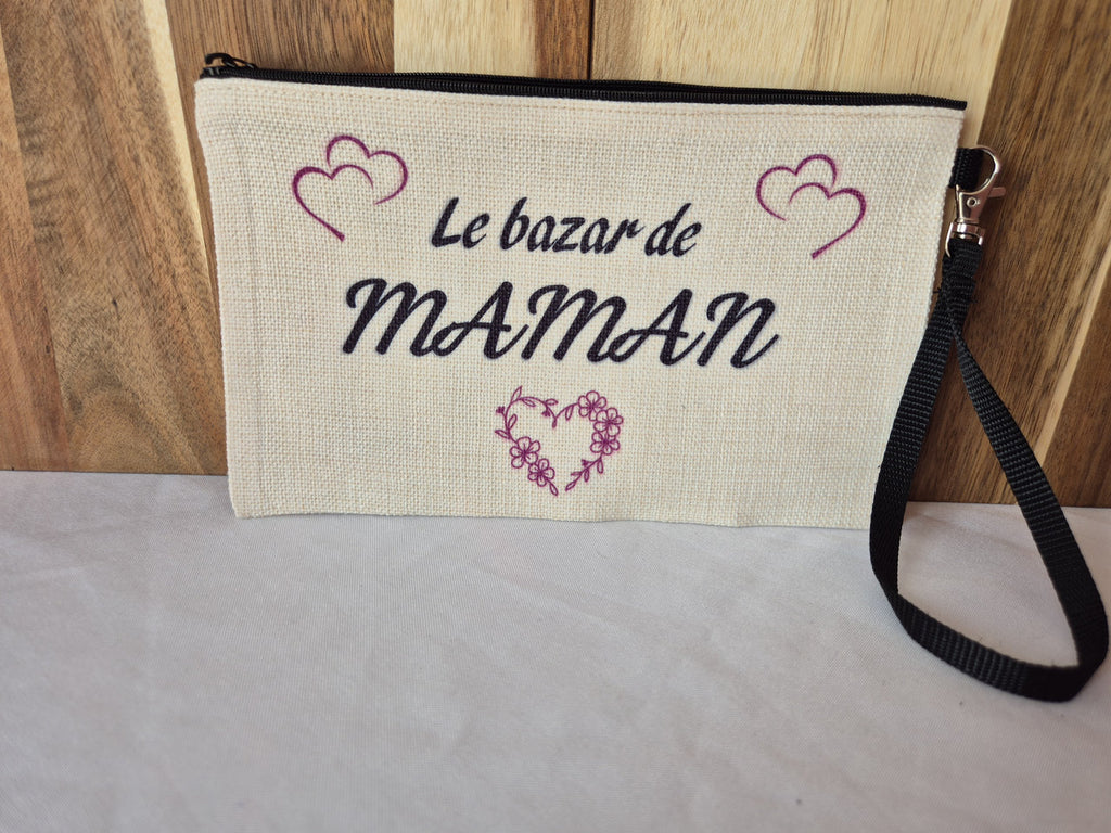 Grande pochette zippée