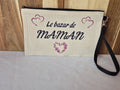 Grande pochette zippée
