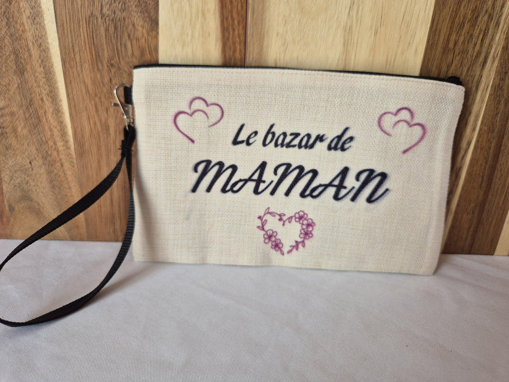 Grande pochette zippée