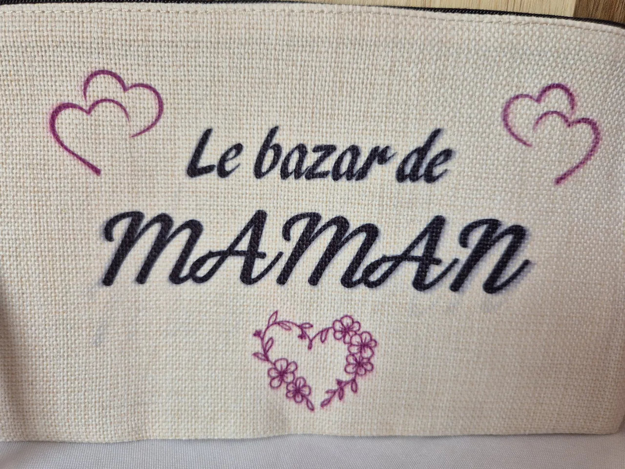 Grande pochette zippée