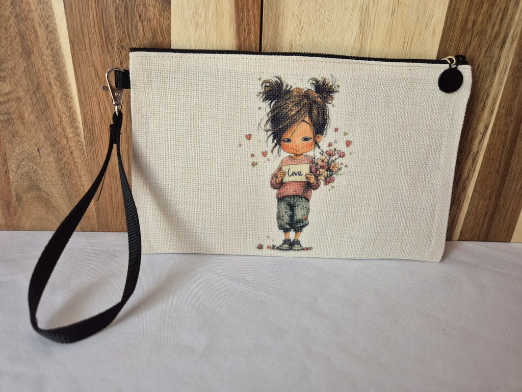 Grande pochette zippée